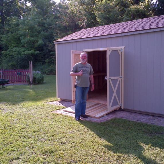 Garden Style Wooden Storage shed belleville ontario